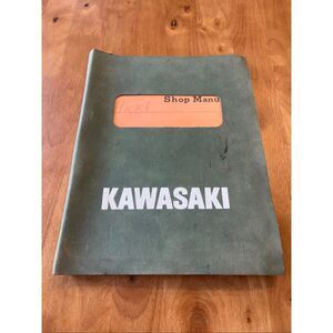 1972 Kawasaki Service Shop Manual Book 99995-201 Binder‎